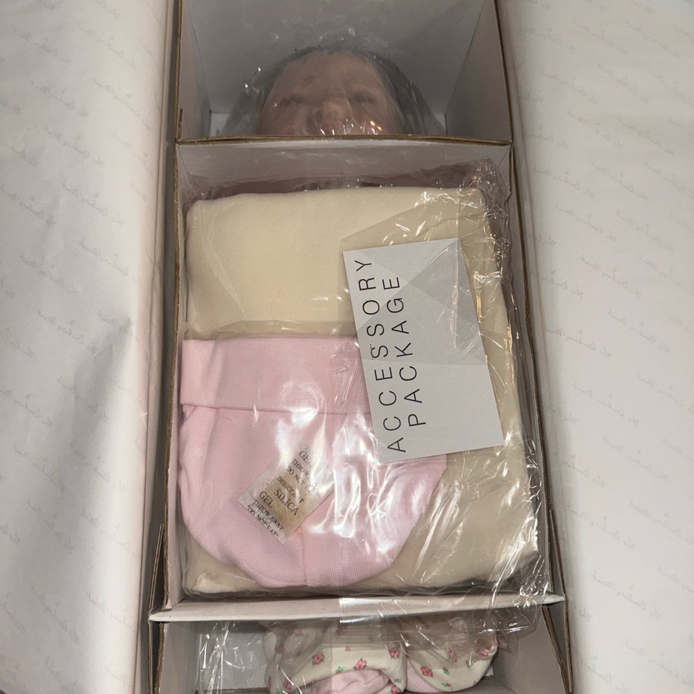 Baby Accessory Package - Cream and Pink